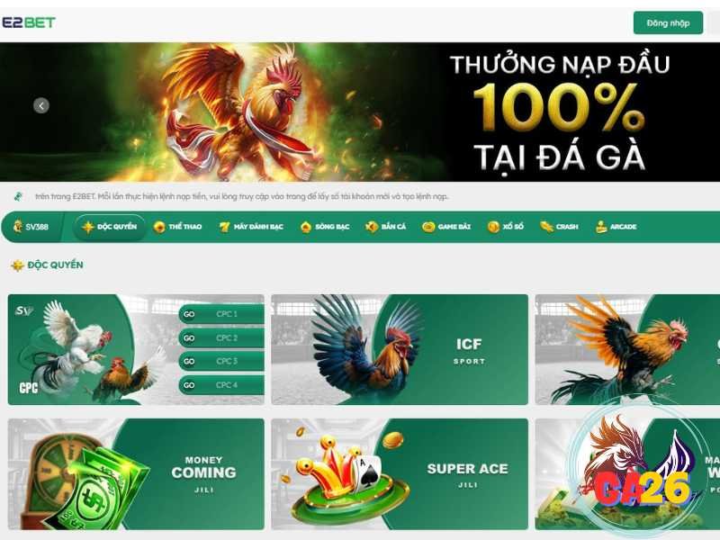 Đá Gà E2BET