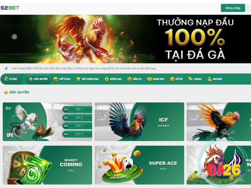 khuyến mãi nhà cái
